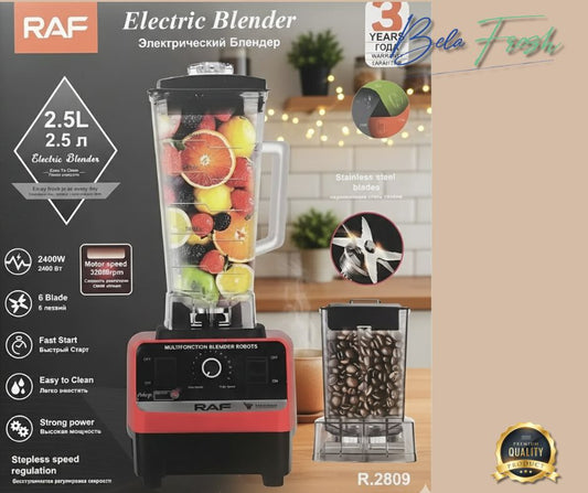 ✨🍹 Licuadora Profesional RAF 2.5L – Potencia, estilo y resultados de chef en tu cocina 🍲✨
