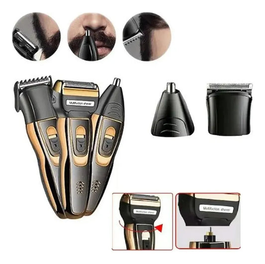 💈2" Máquina de Afeitar 3 en 1 Pro Gemei GM-566 💈