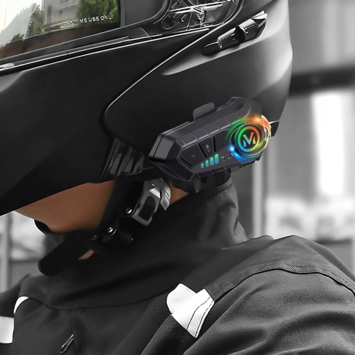 🏍️ INTERCOMUNICADOR BLUETOOTH PARA CASCO KR-M1 🎧