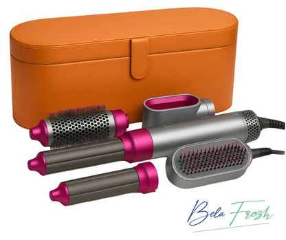 El Cepillo Secador Alisador 5 en 1 con Estuche