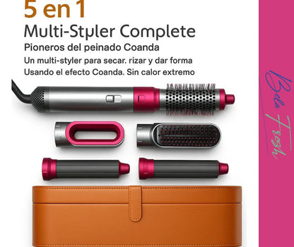 El Cepillo Secador Alisador 5 en 1 con Estuche
