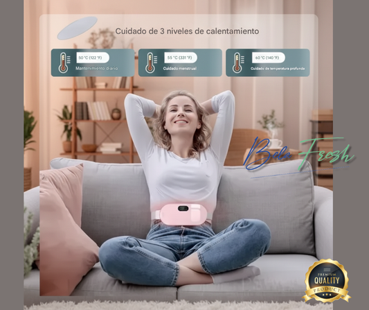 💗 Cinturón Almohadilla Térmica para Aliviar Cólicos Menstruales 💗