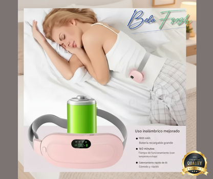 💗 Cinturón Almohadilla Térmica para Aliviar Cólicos Menstruales 💗