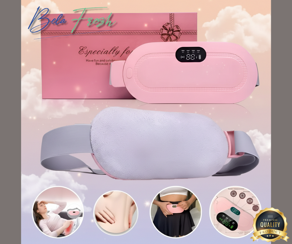 💗 Cinturón Almohadilla Térmica para Aliviar Cólicos Menstruales 💗