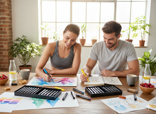 Marcadores X 168 Colores Doble Punta Dibujos Base De Alcohol