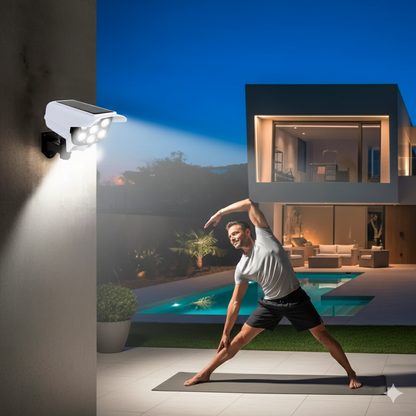 Lámpara Solar con Control Remoto y Sensor de Movimiento – Seguridad y Ahorro de Energía 🌞💡