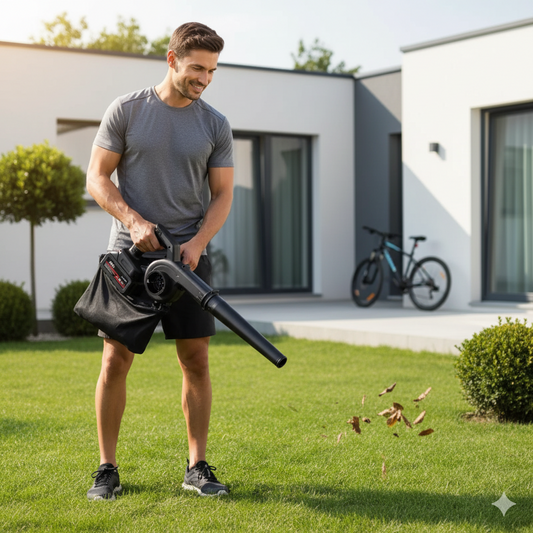 🍃 Soplador Eléctrico Recargable 48V – Potencia portátil para tu hogar y jardín💨🍃