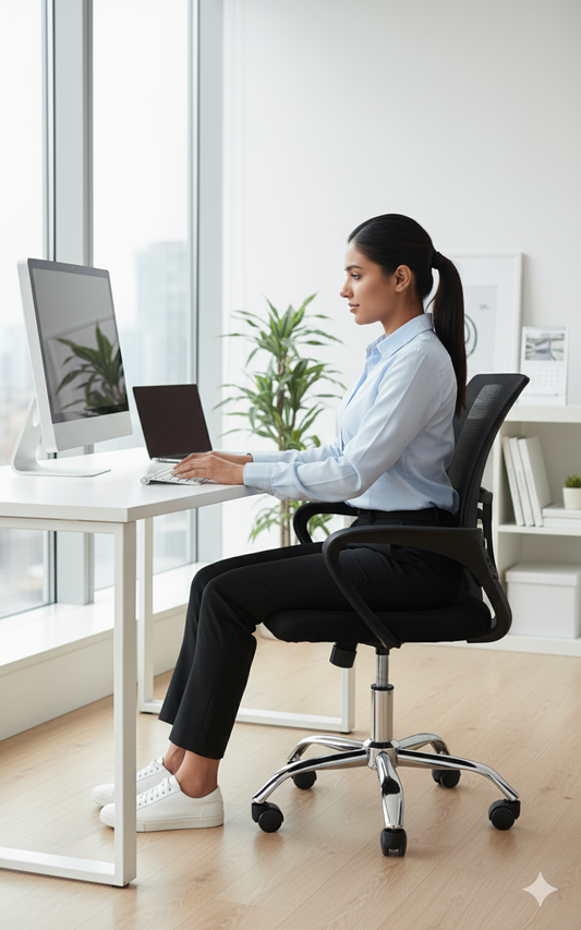 🪑Silla Ejecutiva Ergonómica de Oficina en Malla – Confort y Estilo en un Solo Diseño 🗄👔