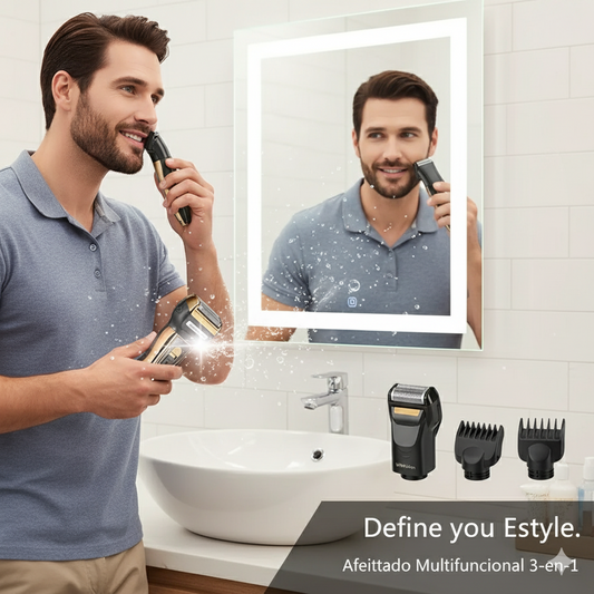 💈2" Máquina de Afeitar 3 en 1 Pro Gemei GM-566 💈