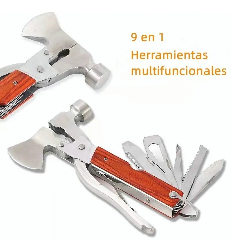 🏕️ HERRAMIENTA MULTIFUNCIONAL DE SUPERVIVENCIA — ¡TU ALIADO TODO TERRENO! 🔪