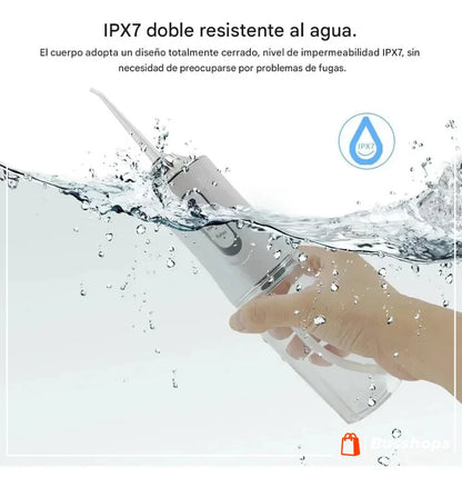 Irrigador Bucal Recargable – Limpieza Profesional en Casa y de Viaje