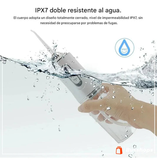 Irrigador Bucal Recargable – Limpieza Profesional en Casa y de Viaje