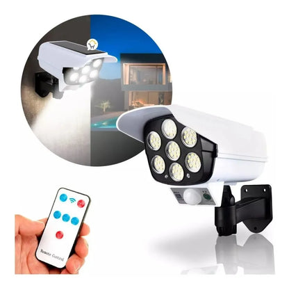 Lámpara Solar con Control Remoto y Sensor de Movimiento – Seguridad y Ahorro de Energía 🌞💡