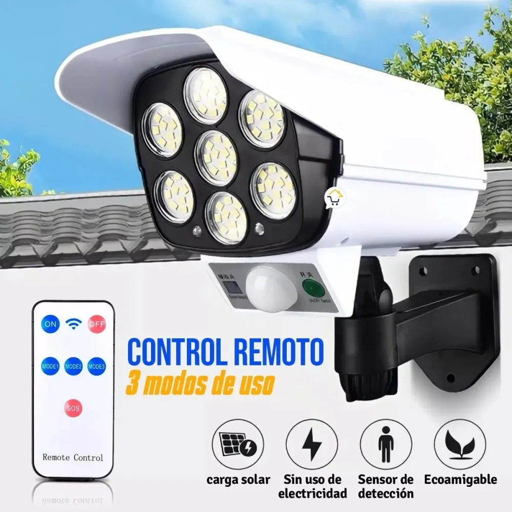 Lámpara Solar con Control Remoto y Sensor de Movimiento – Seguridad y Ahorro de Energía 🌞💡