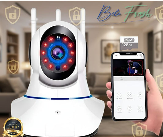 🔐📹 Cámara de Seguridad 3 Antenas V380 Pro Q5X – Protección Inteligente 24/7