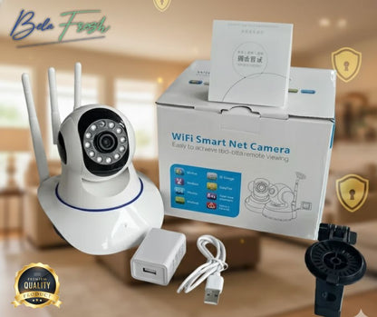 🔐📹 Cámara de Seguridad 3 Antenas V380 Pro Q5X – Protección Inteligente 24/7