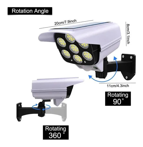 Lámpara Solar con Control Remoto y Sensor de Movimiento – Seguridad y Ahorro de Energía 🌞💡