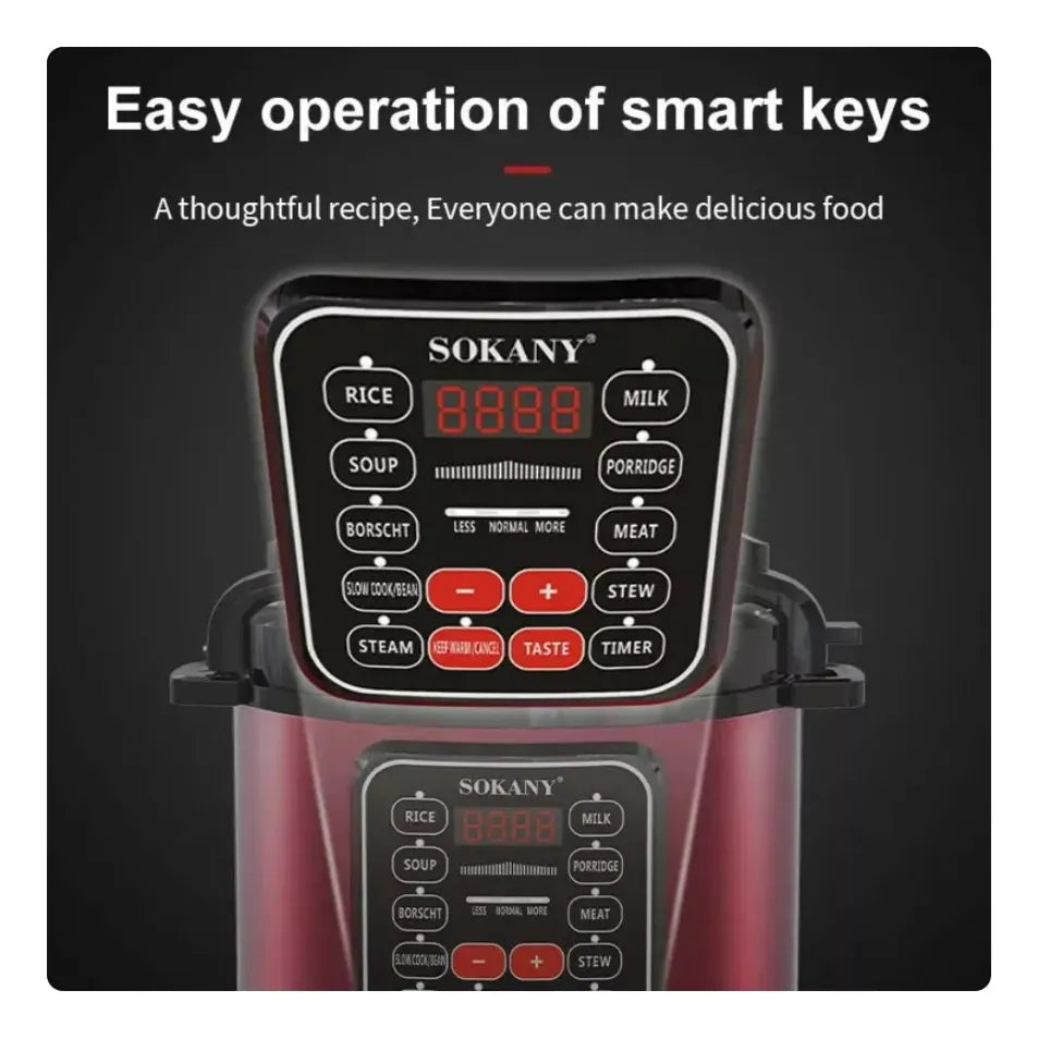 Olla de Presión Multifuncional Sokany