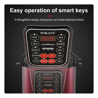 Olla de Presión Multifuncional Sokany