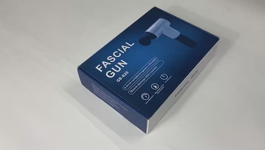 Pistola masajeadora eléctrica para músculos faciales y corporales Kh-320, color negro