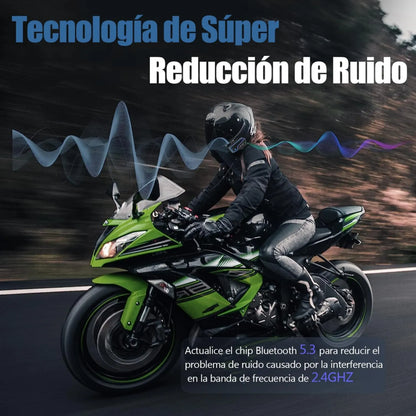 🏍️ INTERCOMUNICADOR BLUETOOTH PARA CASCO KR-M1 🎧